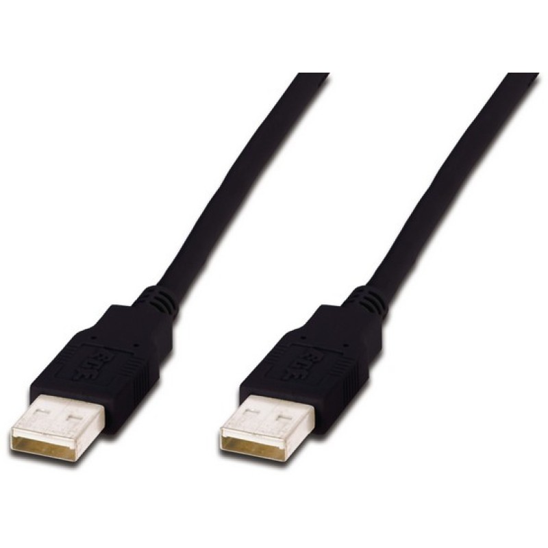 Digitus USB 2.0 Cable USB-A male - USB-A male 1.8m (AK-300100-018-S)