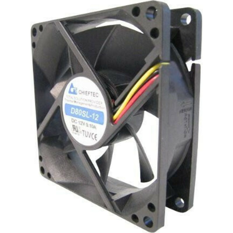 Chieftec AF-0825PWM Case Fan 80mm με Σύνδεση 3-Pin