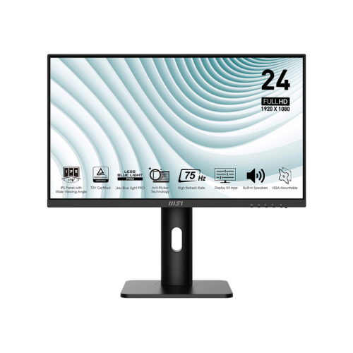 MSI PRO MP243P IPS Monitor 24" FHD 1920x1080 με Χρόνο Απόκρισης 5ms GTG