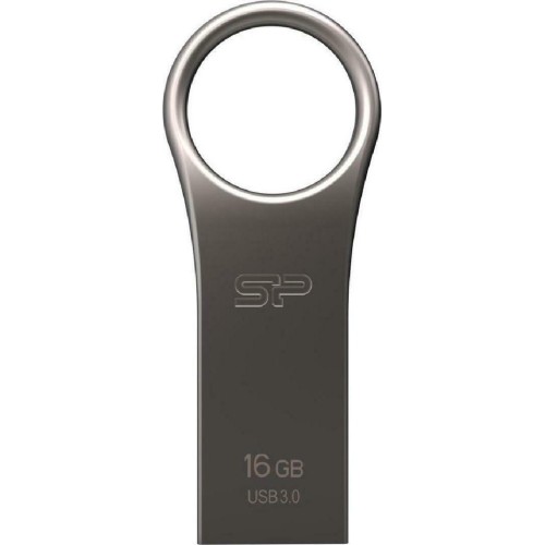 Silicon Power Jewel J80 16GB USB 3.0 Stick Ασημί Silicon Power Jewel J80 16GB USB 3.0 Stick Ασημί