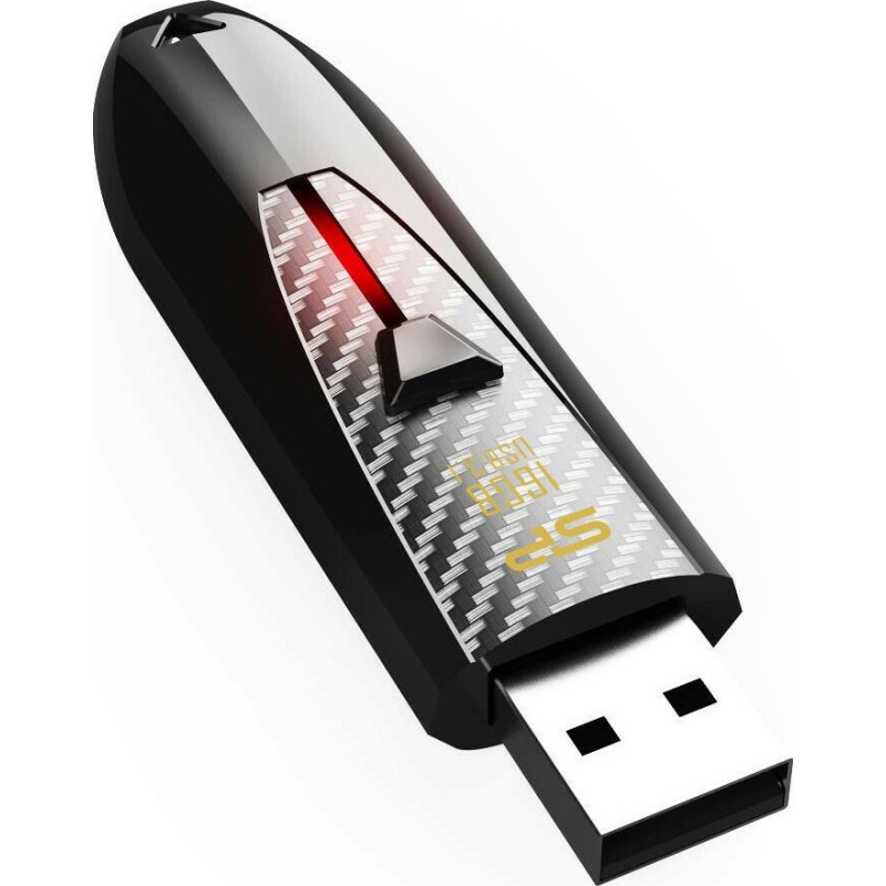 Silicon Power B25 Blaze 16GB USB 3.1 Stick Μαύρο