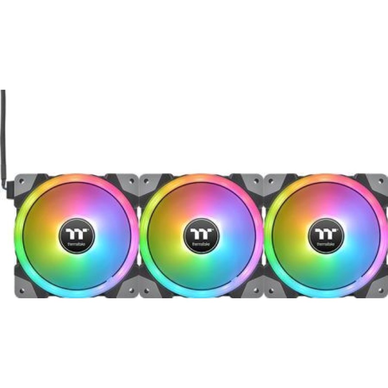 Thermaltake Swafan EX12 Set Case Fan 120mm με RGB Φωτισμό και Σύνδεση 9-Pin 3τμχ