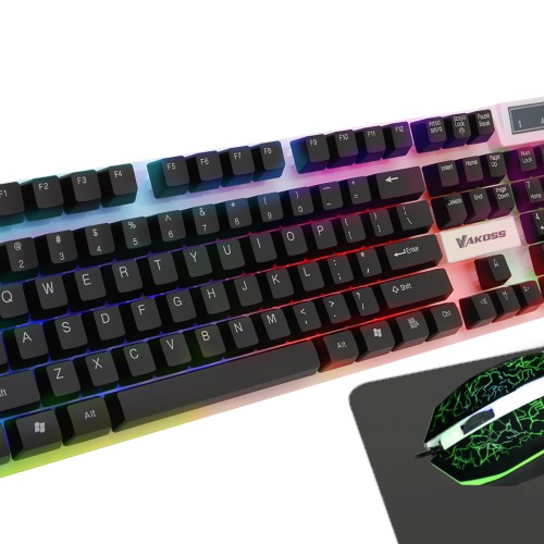 VAKOSS GAMING SET 3in1 KEYBOARD + MOUSE + MOUSE PAD VAKOSS KS-2454