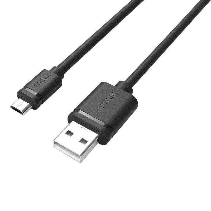 Unitek Regular USB 2.0 to micro USB Cable Μαύρο 0.5m (Y-C454GBK)