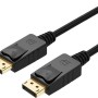 Unitek Cable DisplayPort male - DisplayPort male 1.5m Μαύρο (Y-C607BK)