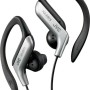 JVC Ακουστικά Ψείρες In Ear HA-EB75 Τύπου Ear Hook Ασημί
