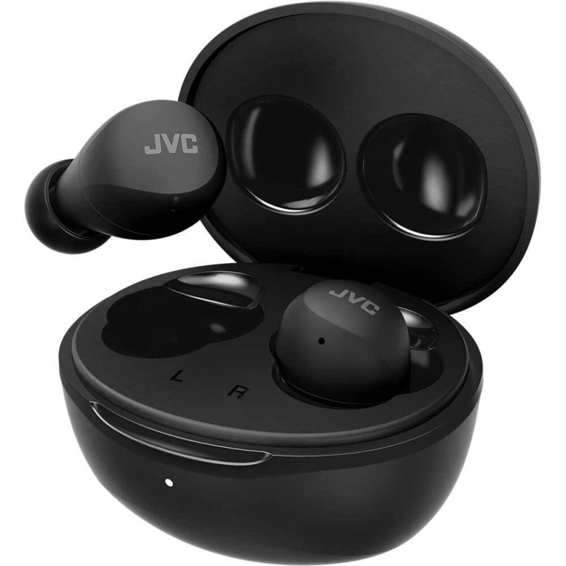 JVC Gumy Mini HA-A6T In-ear Bluetooth Handsfree Ακουστικά με Αντοχή στον Ιδρώτα και Θήκη Φόρτισης Μαύρα