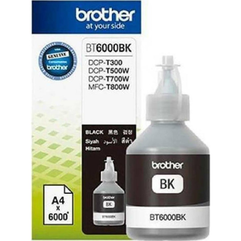 Brother BT6000 Γνήσιο Μελάνι Εκτυπωτή InkJet Μαύρο (BT-6000BK)