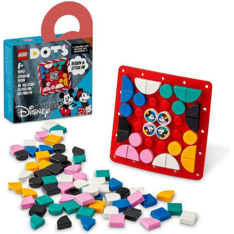 Lego Dots Mickey Mouse & Minnie Mouse Stitch-on Patch για 8+ ετών