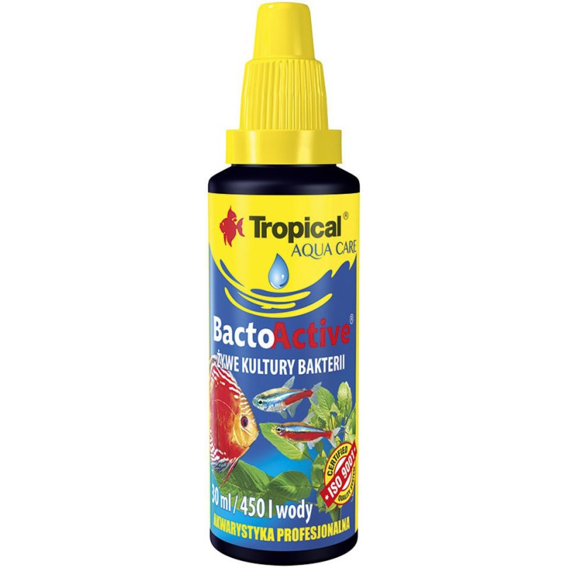 Tropical Bactoactive Βελτιωτικό Νερού Ενυδρείου για Προστασία Περιβάλλοντος 250ml