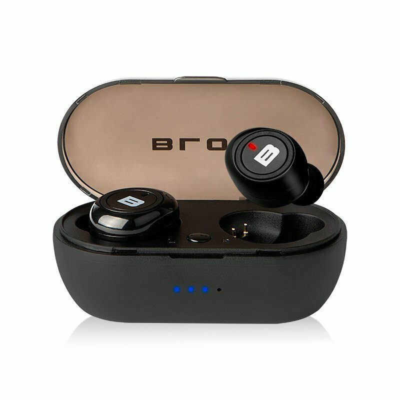 Blow BTE100 In-ear Bluetooth Handsfree Ακουστικά με Θήκη Φόρτισης Μαύρα