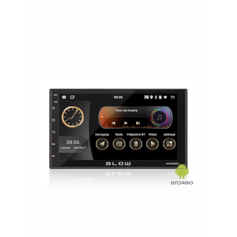 Blow AVH-9930 Ηχοσύστημα Αυτοκινήτου Universal 2DIN (Bluetooth/GPS) με Οθόνη Αφής 7"