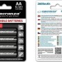 Esperanza Επαναφορτιζόμενες Μπαταρίες AA Ni-MH 2600mAh 1.2V 4τμχ