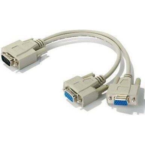 Savio Μετατροπέας VGA male σε VGA female Γκρι 1τμχ