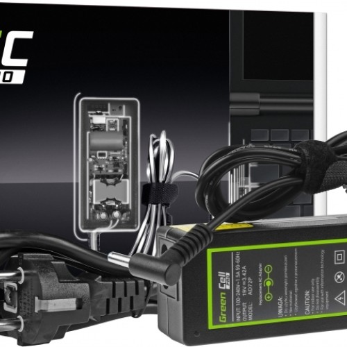 Green Cell Pro Φορτιστής Laptop 65W 19V 3.42A για Asus με Αποσπώμενο Καλώδιο Τροφοδοσίας