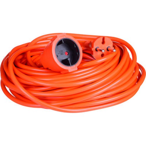 Μπαλαντέζα Προέκταση Καλωδίου με Μήκος 20m Διατομής 2x1mm² Πορτοκαλί