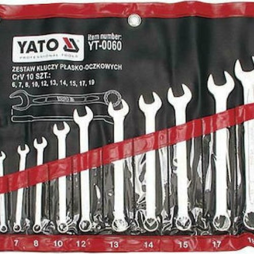 Yato Σετ Γερμανοπολύγωνα με Mέγεθος από 6mm έως 19mm 10τμχ