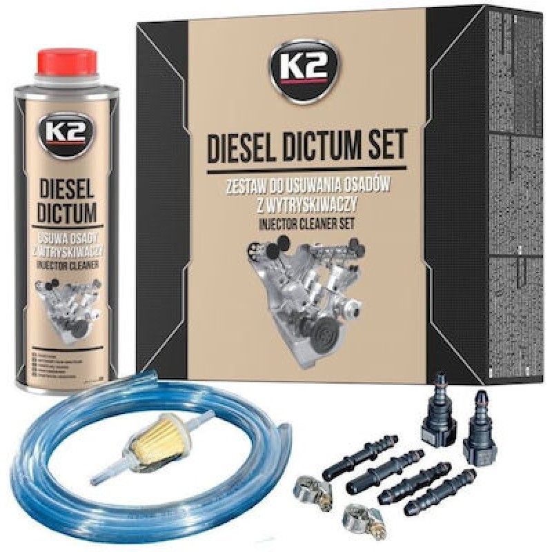 K2 Diesel Dictum Set Injector Cleaner Πρόσθετο Πετρελαίου 500ml