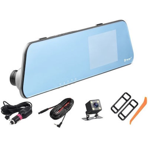 Tracer Οθόνη Καθρέπτης Αυτοκινήτου με Κάμερα Οπισθοπορείας Universal 4.0D FHD