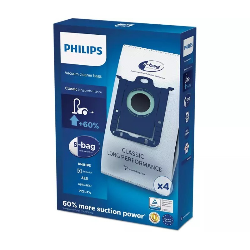 Σακούλες Σκούπας 4τμχ Συμβατή με Σκούπα Philips