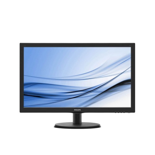 Philips 223V5LSB2/10, 21.5" Wede, TN, LED, 5ms, 600:1, 10M:1 DCR, 200 cd/m2, 1920x1080@60Hz, Tilt, D-Sub, Black