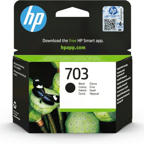 HP 703 Black Original Ink Advantage Ink Cartridge Black 