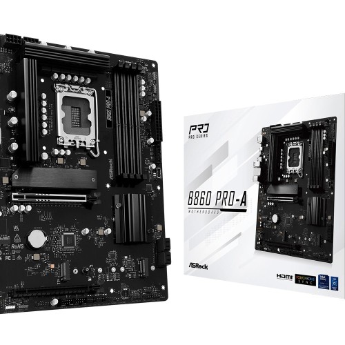 Asrock B860 Pro-A Intel B860 LGA 1851 (Socket V1) ATX Asrock B860 Pro-A Intel B860 LGA 1851 (Socket V1) ATX