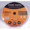 Libox Kabel koncentryczny PCC80 100m coaxial cable RG-6/U White Libox Kabel koncentryczny PCC80 100m coaxial cable RG-6/U White