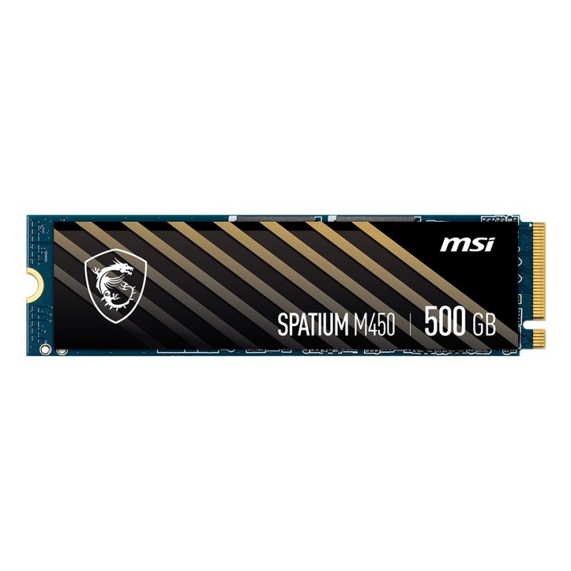 MSI Spatium M450 PCIe 4.0 NVMe M.2 500GB PCI Express 4.0 3D NAND MSI Spatium M450 PCIe 4.0 NVMe M.2 500GB PCI Express 4.0 3D NAND