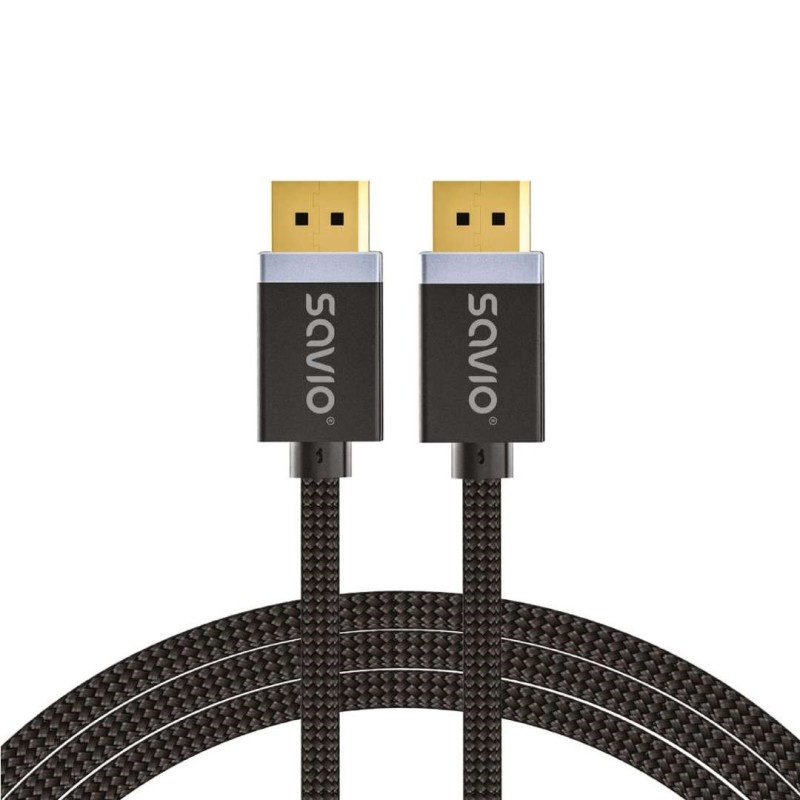 DisplayPort cable 1 m Black SAVIO CL-165