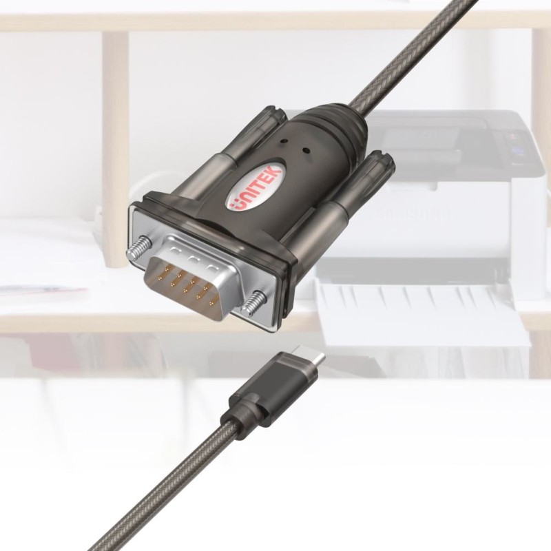 UNITEK Y-1105K serial cable Black 1.5 m DB-9 UNITEK Y-1105K serial cable Black 1.5 m DB-9