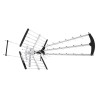 Libox LB2000 television antenna Outdoor Dual 32 dB Libox LB2000 television antenna Outdoor Dual 32 dB