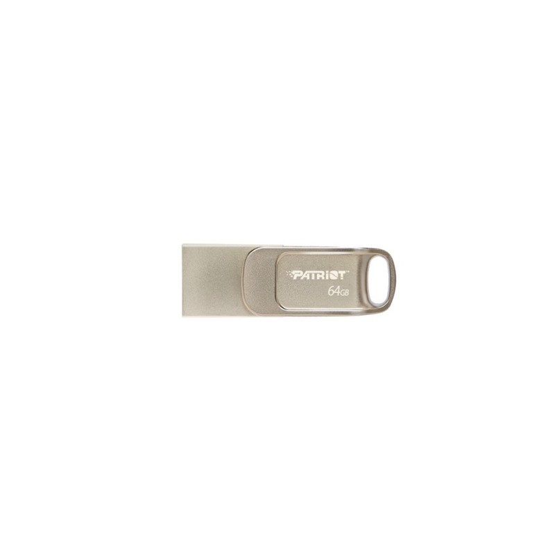 Patriot Memory Tab T560 64GB USB flash drive Dual USB 120MB/s (PS64GT560DS5D) Silver