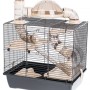 INTER-ZOO Rocky + Terrace beige - cage for a hamster