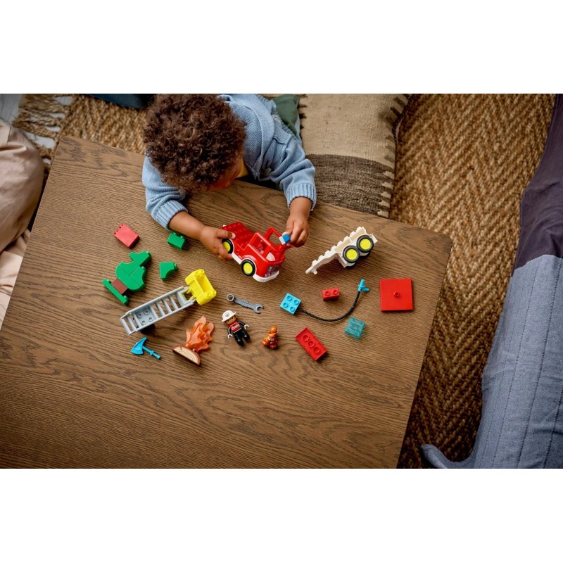 LEGO DUPLO 10473 Fire Truck with Hose and Firefighter