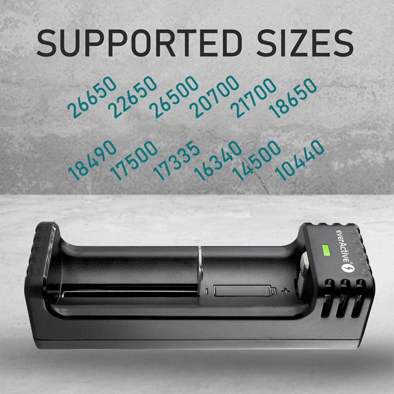 Charger for Cylindrical li-ion Batteries everActive LC-100 Charger for Cylindrical li-ion Batteries everActive LC-100