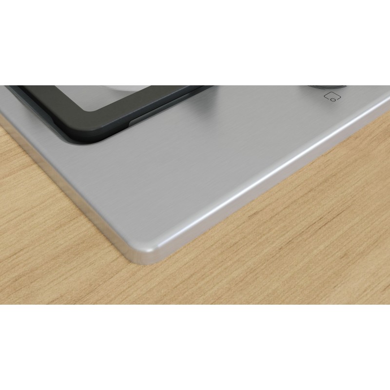 Bosch Serie 4 PGH6B5K90 hob Stainless steel Built-in 58 cm Gas 4 zone(s)