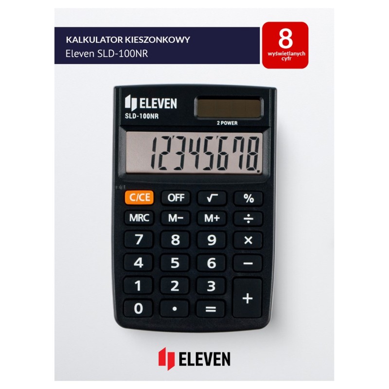 Eleven SLD-100NR pocket calculator Eleven SLD-100NR pocket calculator
