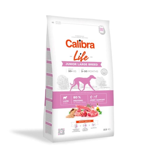 CALIBRA DOG life junior large breed lamb 2,5kg CALIBRA DOG life junior large breed lamb 2,5kg