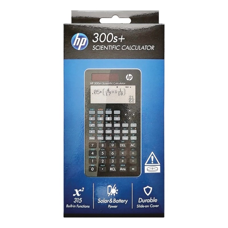 Scientific calculator HP-300SPLUS/INT BX 315 functions black Scientific calculator HP-300SPLUS/INT BX 315 functions black