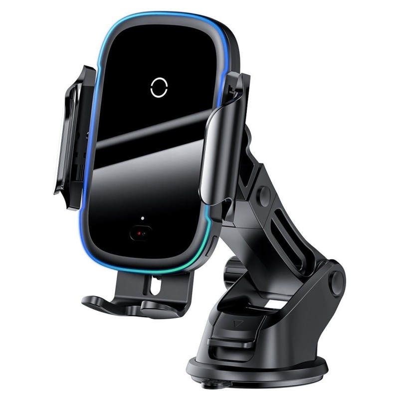Car holder Baseus Light Electric Holder with Qi inductive charger black Car holder Baseus Light Electric Holder with Qi inductive charger black