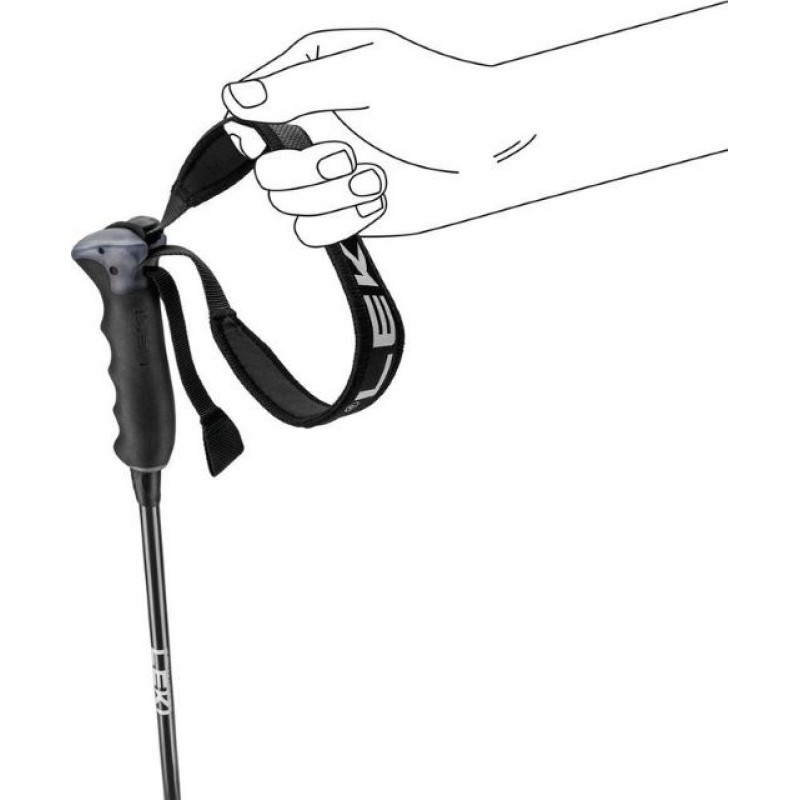 LEKI Neolite Carbon ski pole 125 cm white