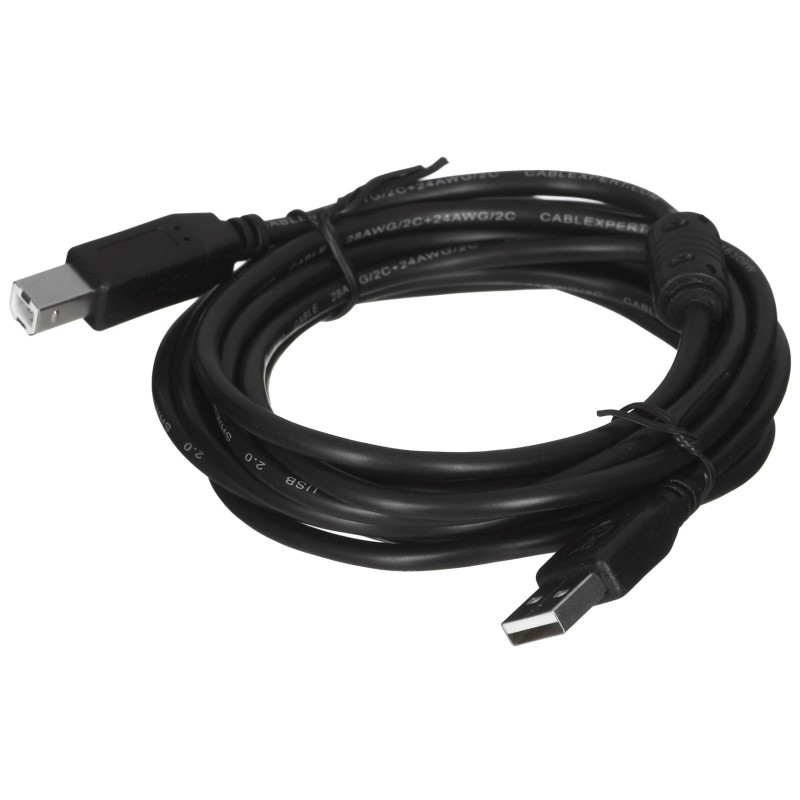 Gembird 3m USB 2.0 A/B M USB cable USB A USB B Black Gembird 3m USB 2.0 A/B M USB cable USB A USB B Black