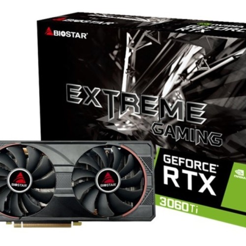 BIOSTAR GeForce RTX 3060 Ti 8GB Graphics Card (N3606TM82)