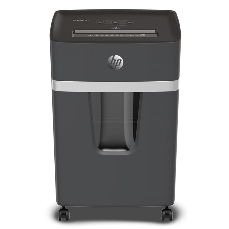 HP PRO SHREDDER 15CC 20L paper shredder Micro-cut shredding HP PRO SHREDDER 15CC 20L paper shredder Micro-cut shredding