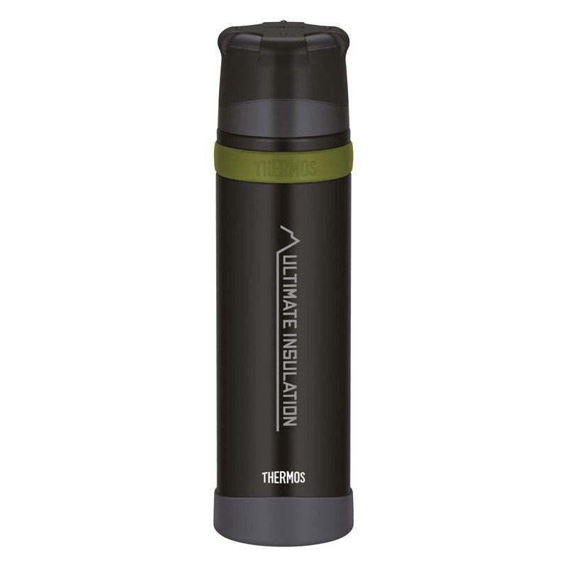 Termos outdorowy do warunków ekstremalnych z kubkiem 0,9l black matt 150063 THERMOS