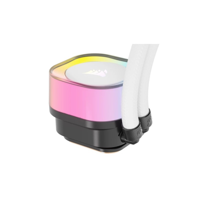 Corsair H100I Processor Hybrid cooler 12 cm White Corsair H100I Processor Hybrid cooler 12 cm White