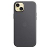 Apple iPhone 15 Plus FineWoven Case with MagSafe - Black Apple iPhone 15 Plus FineWoven Case with MagSafe - Black