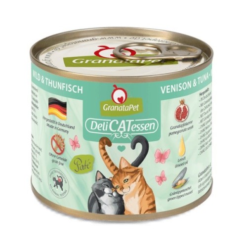 GRANATAPET DeliCATessen Venison and tuna - wet cat food - 200g GRANATAPET DeliCATessen Venison and tuna - wet cat food - 200g