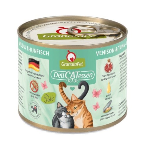 GRANATAPET DeliCATessen Venison and tuna - wet cat food - 200g